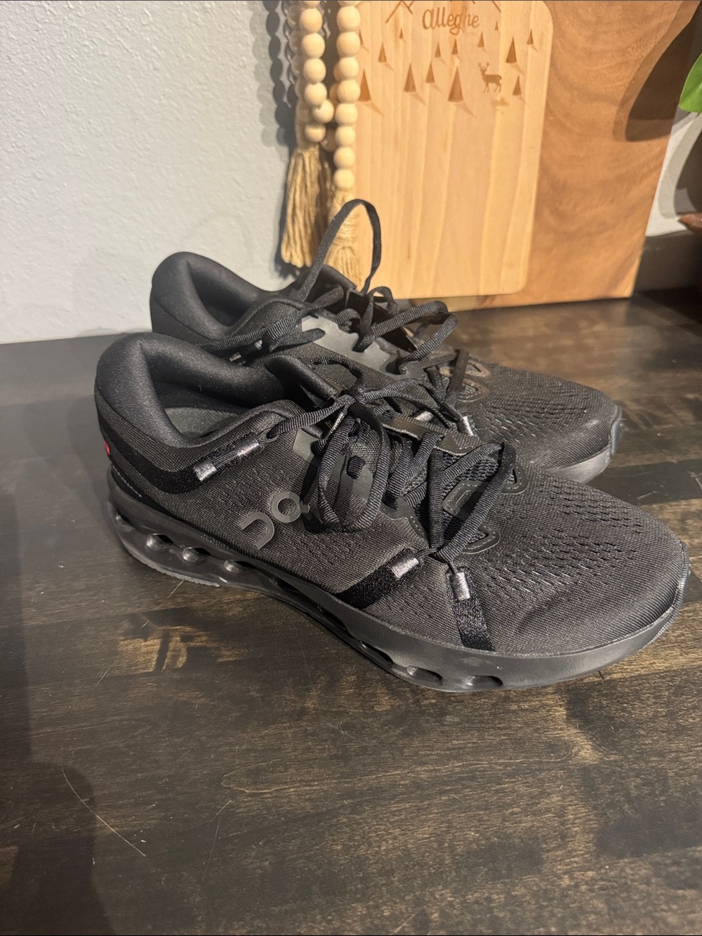 On Running Men's Athletic Sneakers in Black